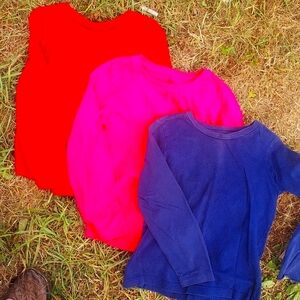Lot of 3 Girls 4/5 long sleeve tees